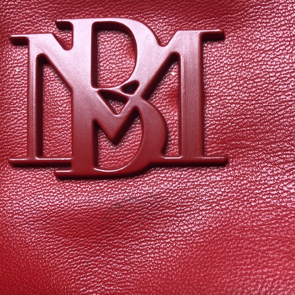 🔹 Badgley Mischka Vegan Leather Bag with Chunky Chain Handle - Picture 6 of 8